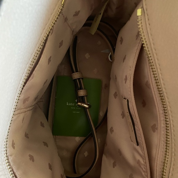 Kate Spade NWOT Jackson satchel/crossbody. Blush - Picture 5 of 7